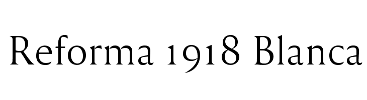 Reforma 1918 Blanca Fuentes