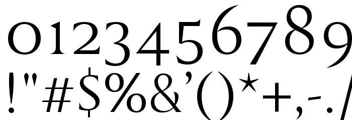 Reforma 1918 Blanca フォント その他の文字