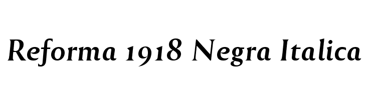 Reforma 1918 Negra Italica Fuentes