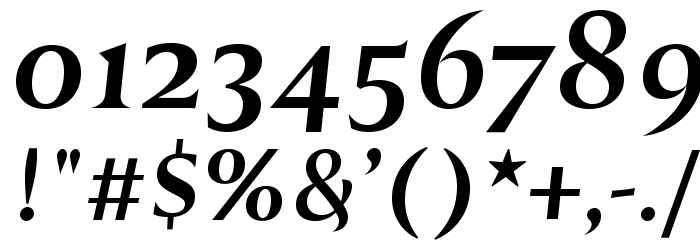 Reforma 1918 Negra Italica フォント その他の文字