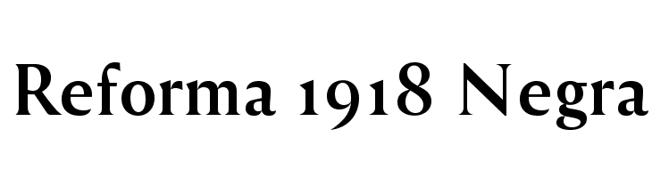 Reforma 1918 Negra Fuentes