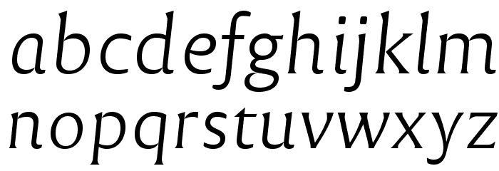 Reforma 1969 Blanca Italica Font LOWERCASE
