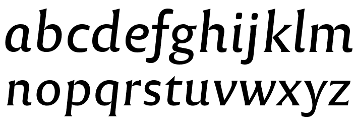 Reforma 1969 Gris Italica Font LOWERCASE