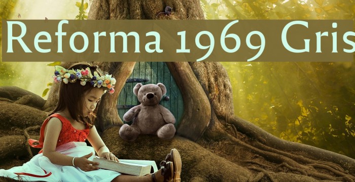 Reforma 1969 Gris Font examples