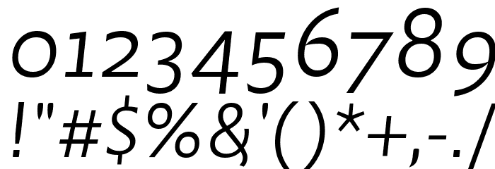 Reforma 2018 Blanca Italica Font OTHER CHARS