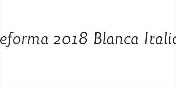 Reforma 2018 Blanca Italica Logo