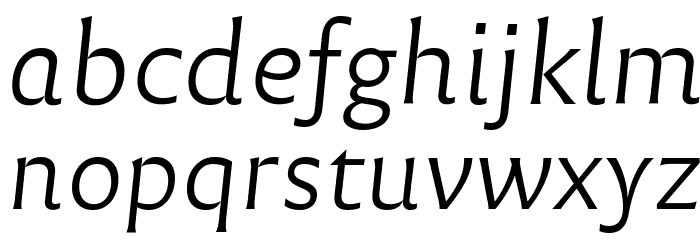 Reforma 2018 Blanca Italica Font LOWERCASE