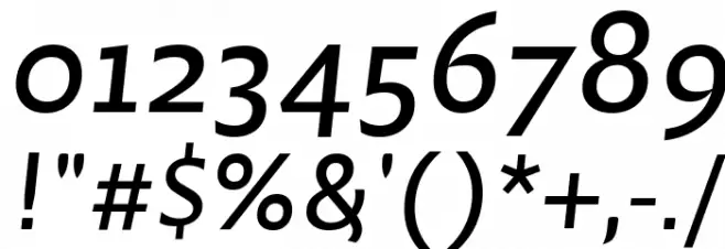 Reforma 2018 Gris Italica Font OTHER CHARS