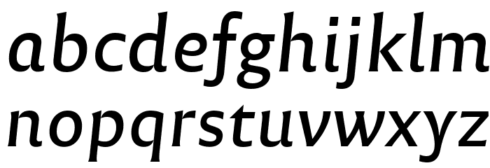 Reforma 2018 Gris Italica Font LOWERCASE
