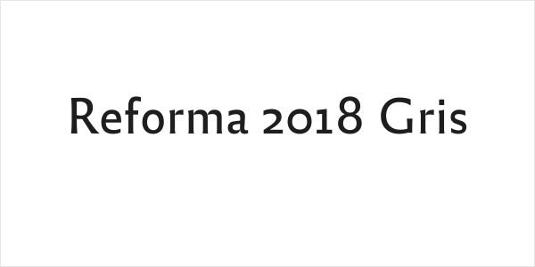 Reforma 2018 Gris Logo