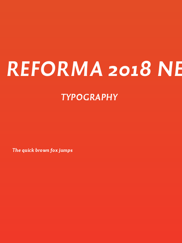 Reforma 2018 Negra Italica Poster