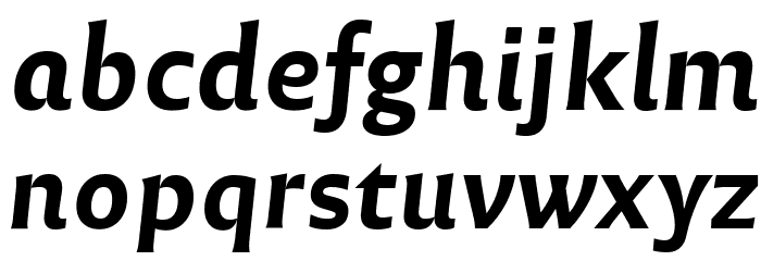 Reforma 2018 Negra Italica Font LOWERCASE