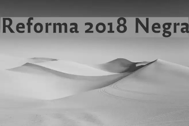 Reforma 2018 Negra Polices examples