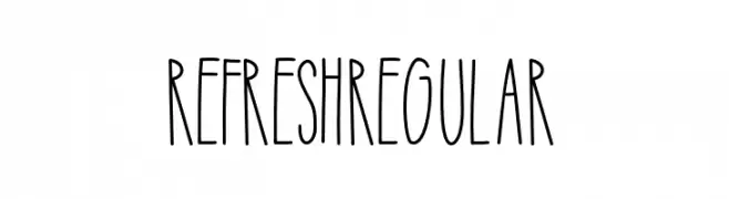 Refresh Regular  Descarca Fonturi Gratis