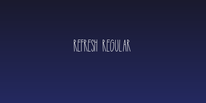 Refresh Regular Social Header