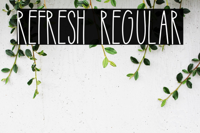 Refresh Regular Example 2