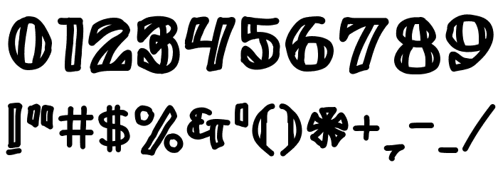 Refreshing Beverage Font OTHER CHARS