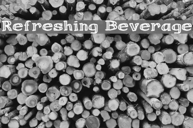 Refreshing Beverage Font examples