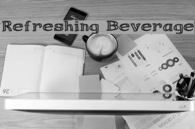 Refreshing Beverage Font examples