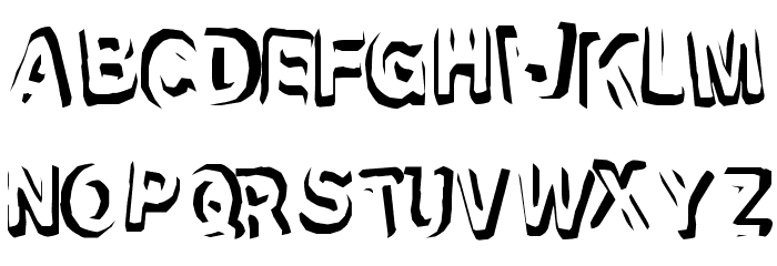 Refrigeration Font LOWERCASE