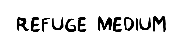 Refuge Medium  नि: शुल्क फ़ॉन्ट्स डाउनलोड