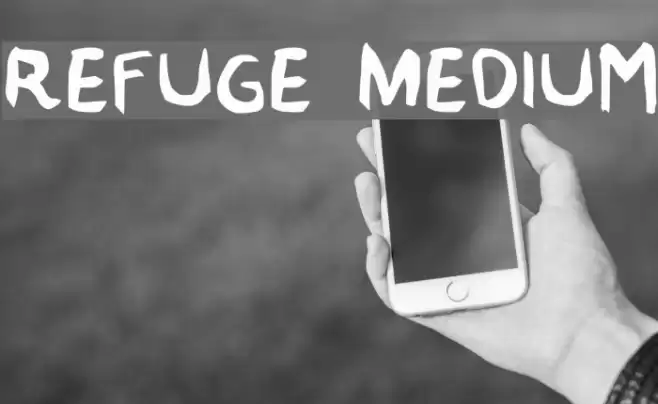 Refuge Medium Font examples