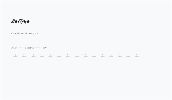 Refuge Business Card