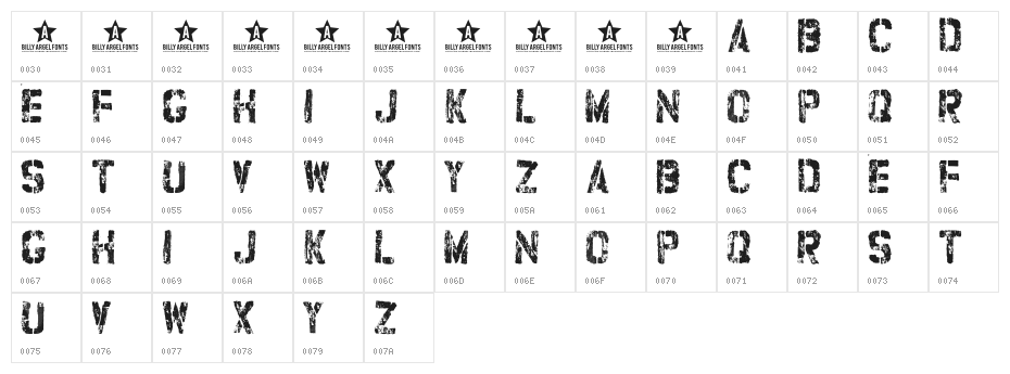 Refurbished Character Map