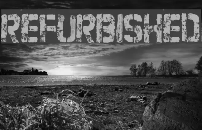 Refurbished Font examples