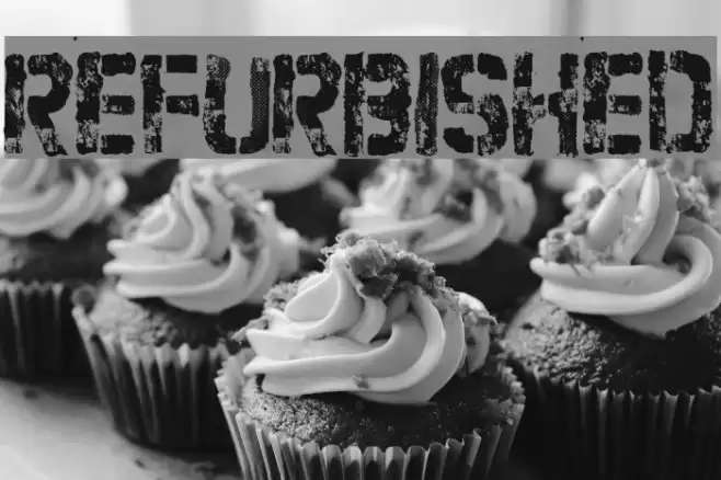 Refurbished Font examples