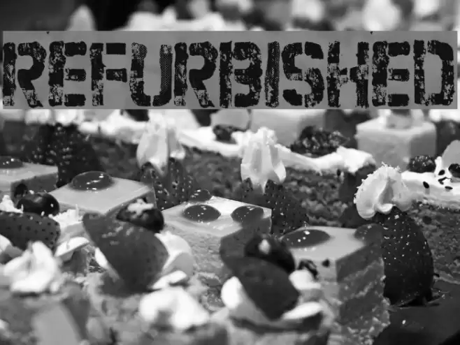 Refurbished Font examples