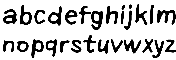 Refuse to bow down フォント 小文字