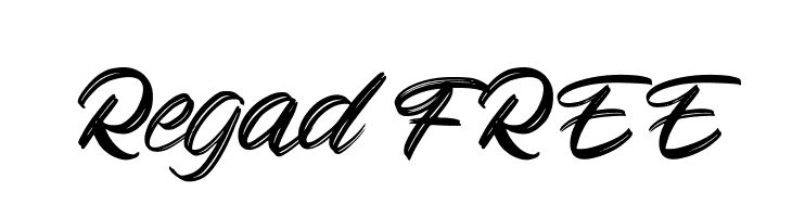 Regad FREE  Fuentes Gratis Descargar