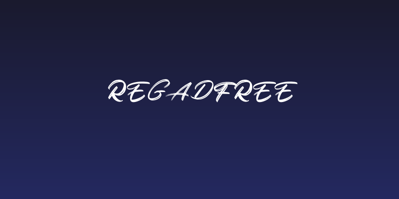 RegadFREE Social Header