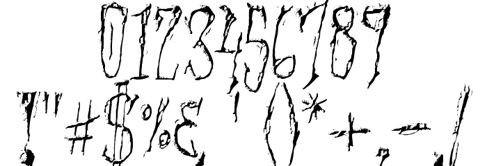 Regal Demise Font OTHER CHARS