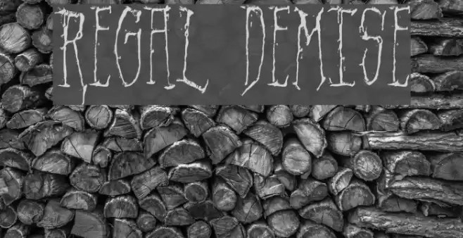 Regal Demise Font examples
