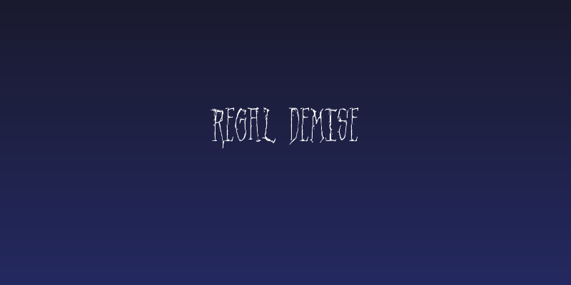 Regal Demise Social Header