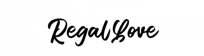 Regal Love  フリーフォントのダウンロード