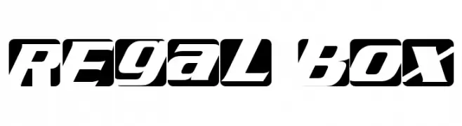 Regal box  フリーフォントのダウンロード