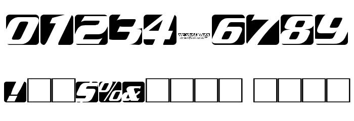 Regal box Font OTHER CHARS
