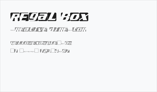 Regal box Business Card