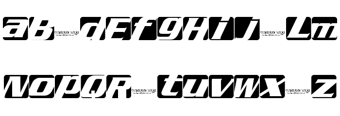 Regal box Font LOWERCASE