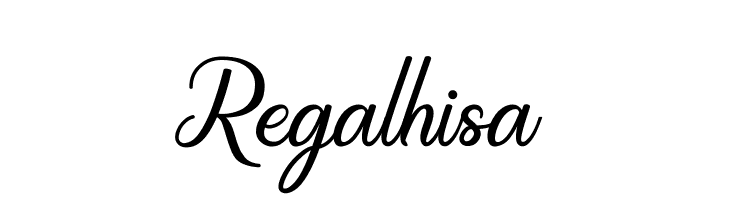 Regalhisa  font caratteri gratis