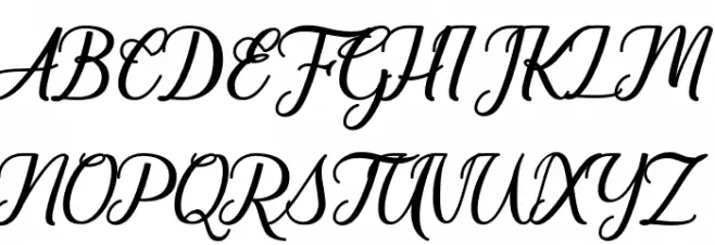 Regalhisa Font UPPERCASE