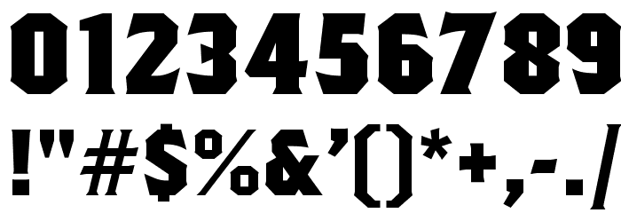 Regalia Free Regular Font OTHER CHARS