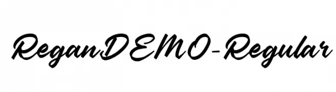 ReganDEMO-Regular  Fuentes Gratis Descargar
