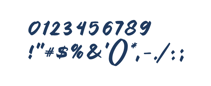 ReganDEMO-Regular Other Characters