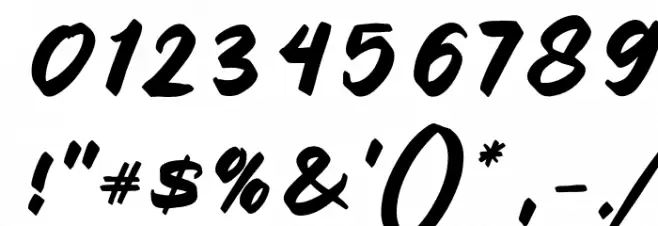 ReganDEMO-Regular Font OTHER CHARS