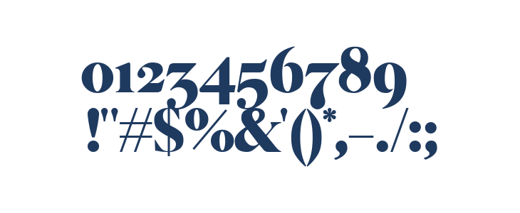 Regatto Bold Other Characters