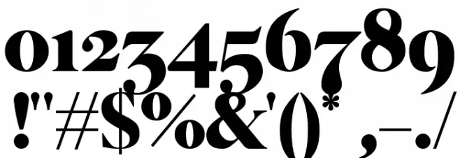 Regatto Bold Font OTHER CHARS